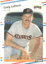 1988 Fleer Baseball Cards      087      Craig Lefferts